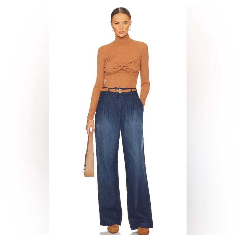 EB Denim Blue Wide Leg Jeans